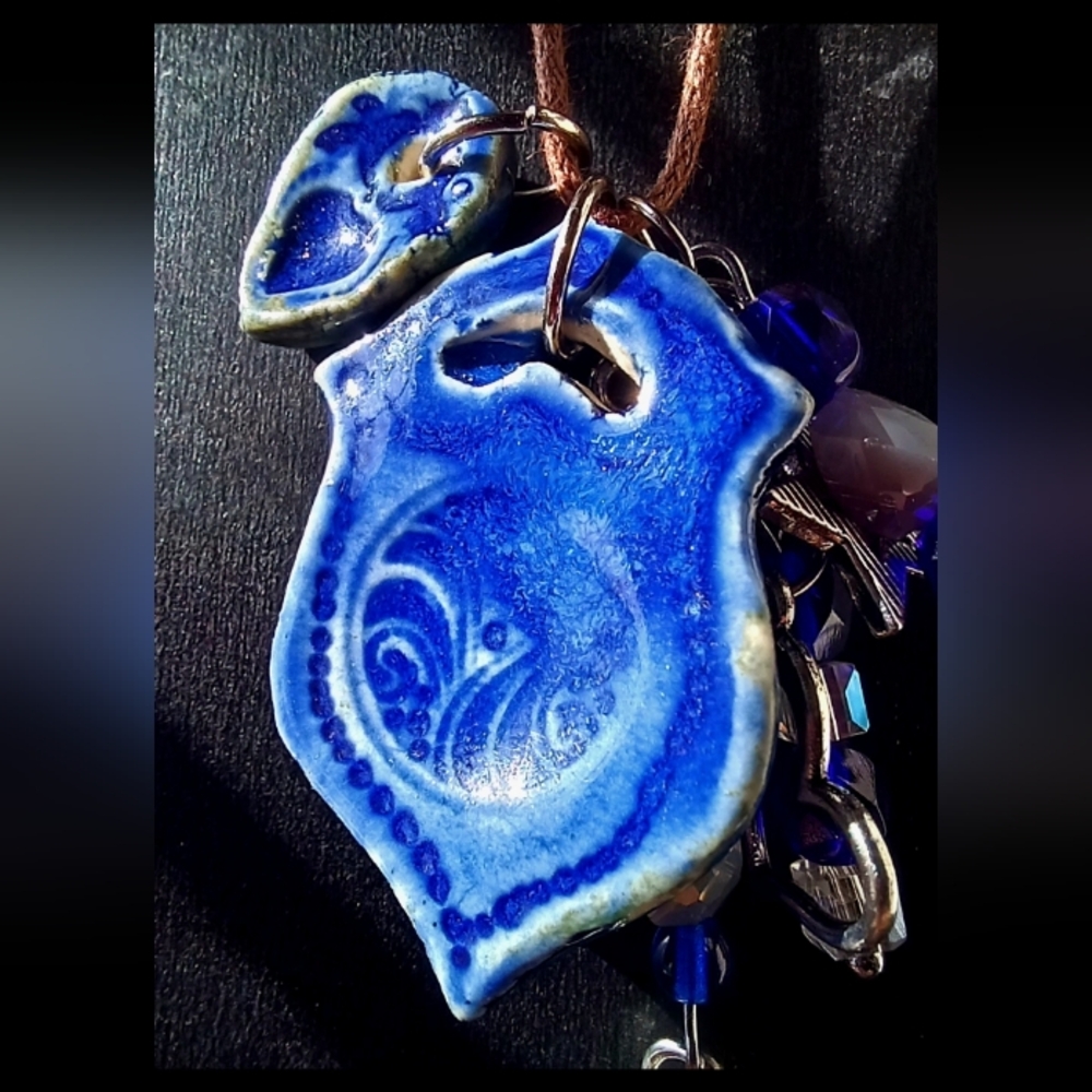 Artist Made Porcelain Necklace
